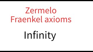 Zermelo Fraenkel Infinity [upl. by Steddman]