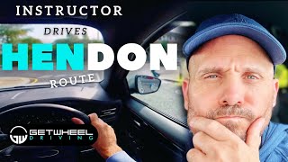 I drive a HENDON driving test route HINTS amp TIPS [upl. by Snodgrass450]