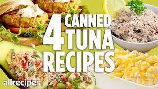 4 Canned Tuna Recipes  Recipe Compilations  Allrecipescom [upl. by Milinda]