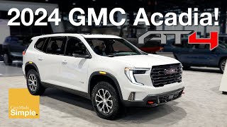 2024 GMC Acadia AT4 Luxury Package AWD  OffRoad Capable SUV [upl. by Frederiksen]