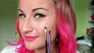 TUTORIALCómo aplicar EYELINER como una profesionalFÁCILRÁPIDO Y SENCILLObrocha biselada y pincel [upl. by Are467]