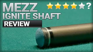 Pool Cue Carbon Fiber Shaft Review  Mezz Ignite 122 with a Zan Plus medium tip [upl. by Behlke]