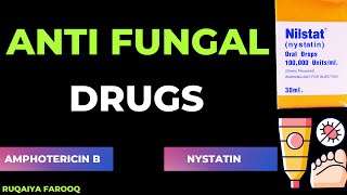 Antifungal drugs  Amphotericin B Nystatin  Mechanism of Action Pharmacology MADE EASY [upl. by Anij617]