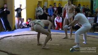 Młodzieżowe Mistrzostwa Polski w SUMO 2011  Mężczyźni kat 70kg [upl. by Akinwahs746]