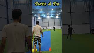 Good Fielding 💯  Boundary Saved ✔️  Indoor WorldWellampitiya indoorcricket cricket fielding [upl. by Sirronal]