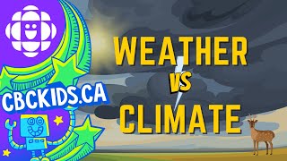 The Difference Between Weather vs Climate  CBC Kids [upl. by Pavier]