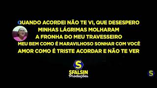 Milionário e José Rico sonhei com você  vem cantar com Dulce [upl. by Irolam]