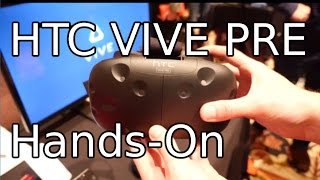 HTC Vive Pre  Hands on test  CES 2016 [upl. by Edwin]