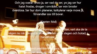 Aki feat Kapten Röd  När Solen Går Ner Lyrics [upl. by Orvie169]