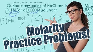 Molarity Practice Problems [upl. by Roland]