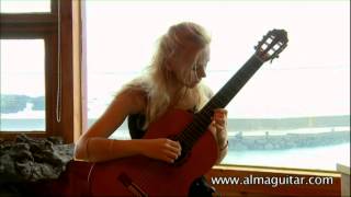 B Terzi Nevicata Op 29 a Pastorale by Ekaterina Pushkarenko classical guitar [upl. by Velick146]