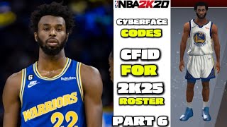 NBA 2K20 MOBILE CFIDS FOR 2K25 ROSTER PART 6 [upl. by Zamora]