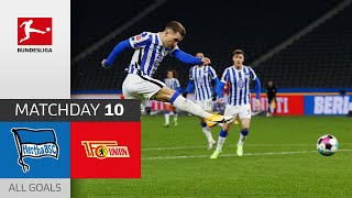 Hertha wins Derby  Hertha BSC  Union Berlin  31  All Goals  Matchday 10 – Bundesliga 2021 [upl. by Wesla479]