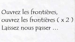 ouvrez les frontieres lyrics  tiken jah fakoly [upl. by Eissak342]