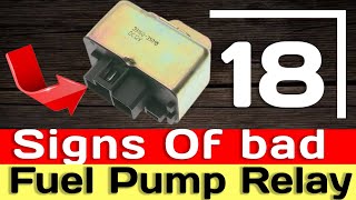 BAD FUEL PUMP RELAY SYMPTOMS [upl. by Ailedamla]