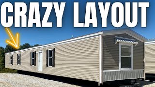 EVER seen a single wide w a DEN Special mobile home Prefab House Tour [upl. by Ileray]