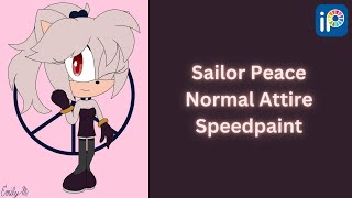 Sailor Peace Normal Attire Speedpaint [upl. by Bayer]