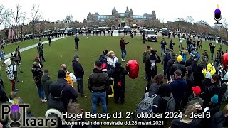 deel 6 Hoger Beroep Museumplein Demonstranten Amsterdam dd 28 maart 2021  21 oktober 2024 [upl. by Atsyrk]