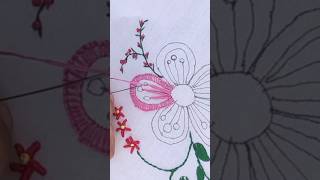 Embroidery Flower Designs Hand stitching Ideas by handiworks  Embroidery Flower kaise banate hain [upl. by Nakada]