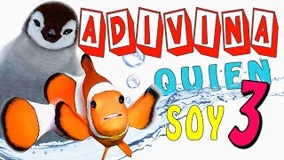 ADIVINA QUIEN SOY 3  VÍDEOS EDUCATIVOS PARA NIÑOS  LOS ANIMALES EN ESPAÑOL de 3 a 4 años [upl. by Dominga]