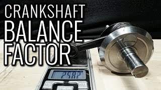 CRANKSHAFT BALANCING MADE EASY  Finding Crankshaft Balance Factor  2 STROKE TUNING [upl. by Ettennad]