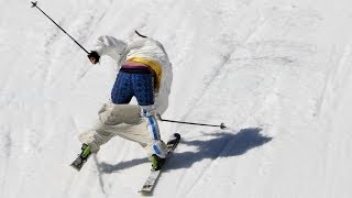 Skier Henrik Harlauts PANTS Fall Off in Sochi Olympics 2014 WHOOPS [upl. by Katya]