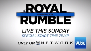 WWE Royal Rumble 2017 Cena vs Styles  Live this Sunday [upl. by Eicyac169]