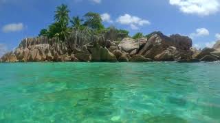 4k Snorkeling at St Pierre  Praslin Seychelles [upl. by Rebmyt892]