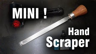 Make Mini Hand Scraper [upl. by Zashin]