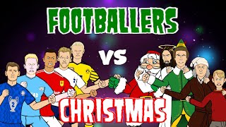 👊Footballers vs Christmas👊 Feat Santa Ronaldo Haaland Elf amp more [upl. by Ordnasil]