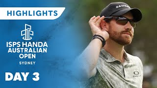 Australian Open Golf Highlights Round 3  Wide World of Sports [upl. by Feingold793]