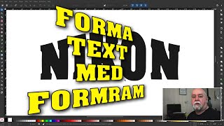 Forma text exempel i inkscape [upl. by Misha833]