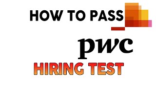 How to Pass PWC IQ and Aptitude Employment Test [upl. by Asenab]