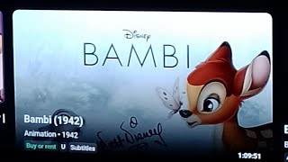 Live Watching some Disney bambi great film [upl. by Tteve]