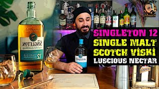 THE SINGLETON Single Malt Scotch Whiskey  LUSCIOUS NECTAR 12 YEARS OLD Viski Tadımı ve Tarihi [upl. by Ymmat]