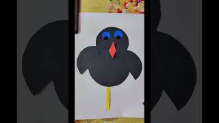 Thirsty crow puppet 🐦‍⬛ thirstycrow thirstycrowstory youtubeshorts [upl. by Reggis]