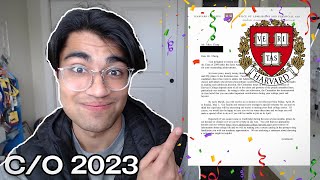 Harvard Acceptance College Decision Reaction 2023 [upl. by Armillia26]