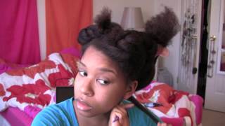 Tutorial Blow Dry and Straighten Natural Hair [upl. by Juanita]