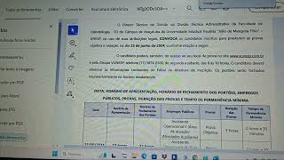 Atenção Convocação para PROVAS CONCURSO PÚBLICO DA UNESP Fac ODONTOLOGIA ARAÇATUBA 23062024 [upl. by Koenig]