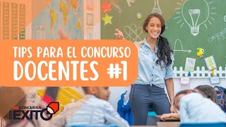 Tips Para El Concurso Docente 1 [upl. by Ulrikaumeko]