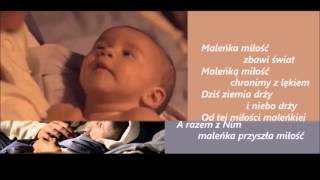 maleńka Miłość karaoke kolęda [upl. by Ilojna47]