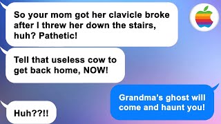 【Apple】My dad constantly abuses my mom One day he’s scared stammering “It’s grandma’s ghost” [upl. by Germana639]