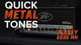 Quick Metal Tones  Peavey 6505 MH Lead Channel  Septic Flesh  DNA [upl. by Katy]