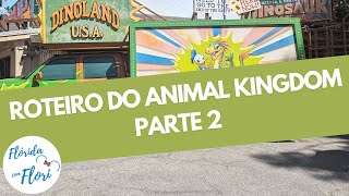 Roteiro do Animal Kingdom Parte 2  Flórida com Flori [upl. by Yraht146]