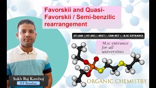 Favorskii and Quasi Favorskii Semibenzilic rearrangement [upl. by Rimhsak281]