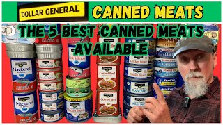 Dollar General Canned Food Best Canned Meats [upl. by Rosalynd]