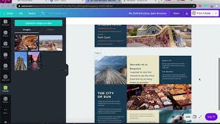 How to create a Canva Travel Brochure for the Mini Travel Project [upl. by Sussman942]