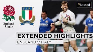 England v Italy  EXTENDED Highlights  Super May Finish In 8 Try Match  2021 Guinness Six Nations [upl. by Meehan129]