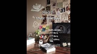 Self study schedule for aspirants motivation neetstudytips study studytips studymotivation me [upl. by Unhsiv]