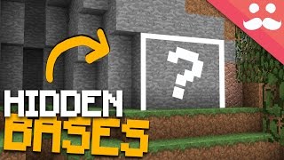 How to make HIDDEN ENTRANCES in Minecraft [upl. by Dlorej]